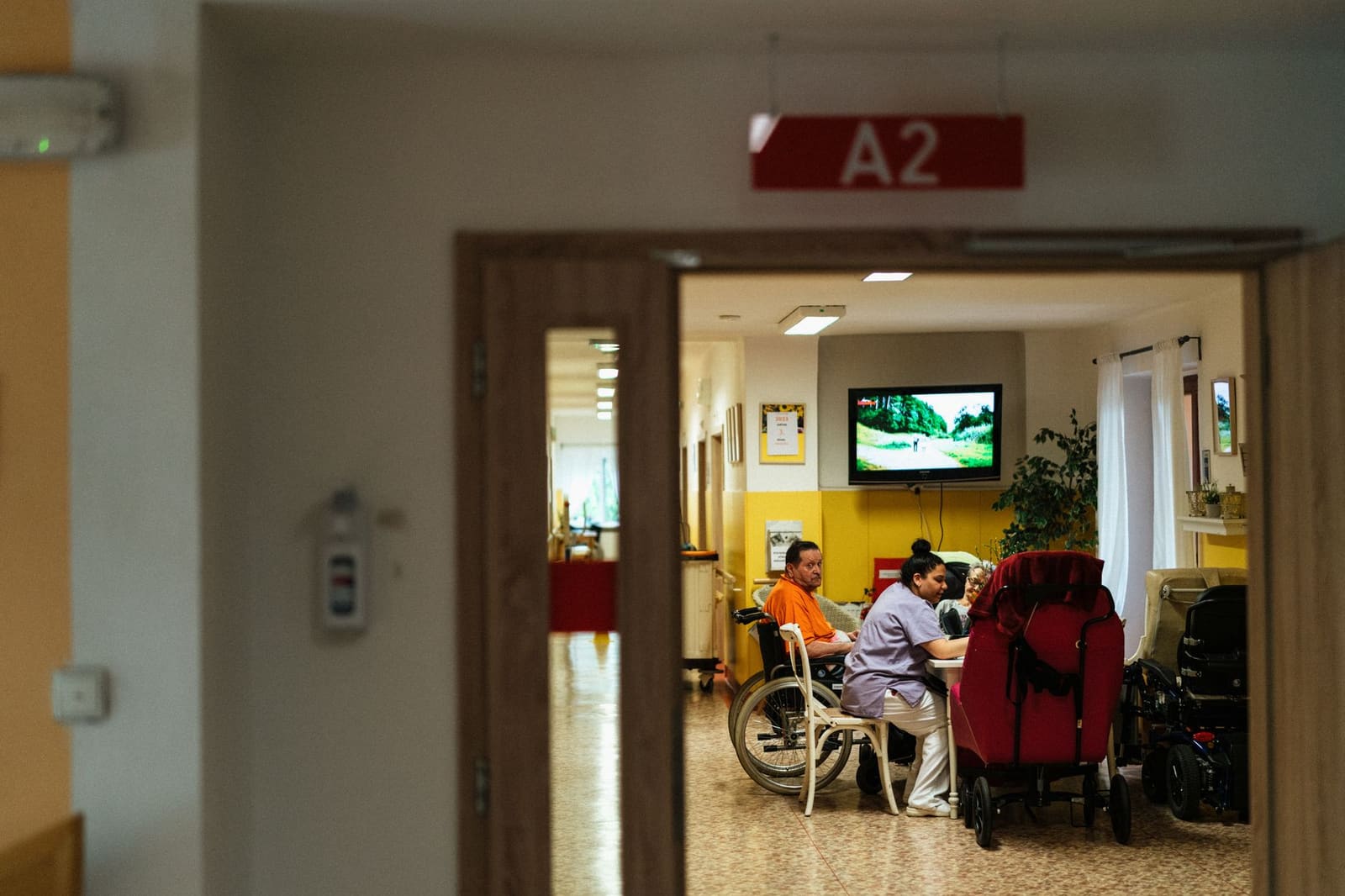 UK care home elderly residents facility