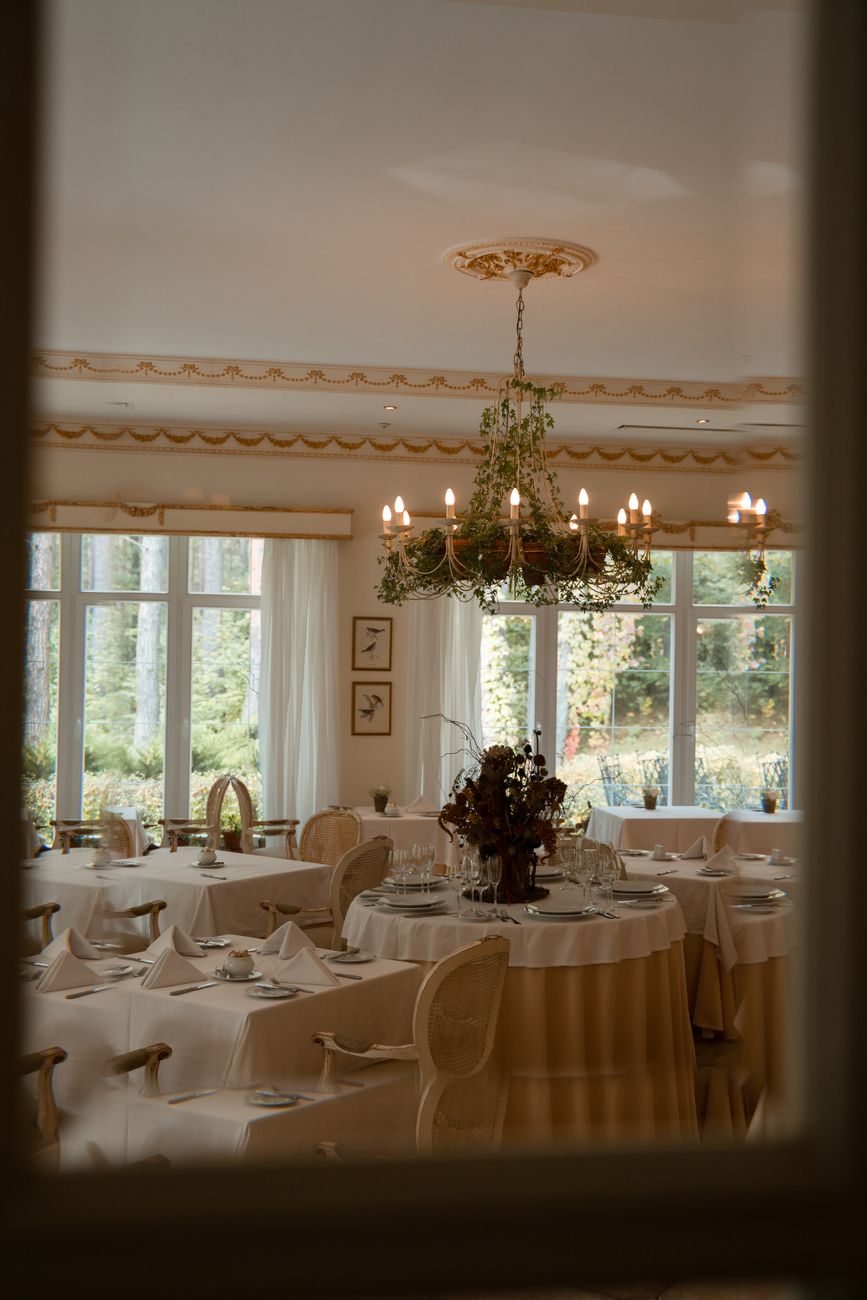 Restaurant dining room interior