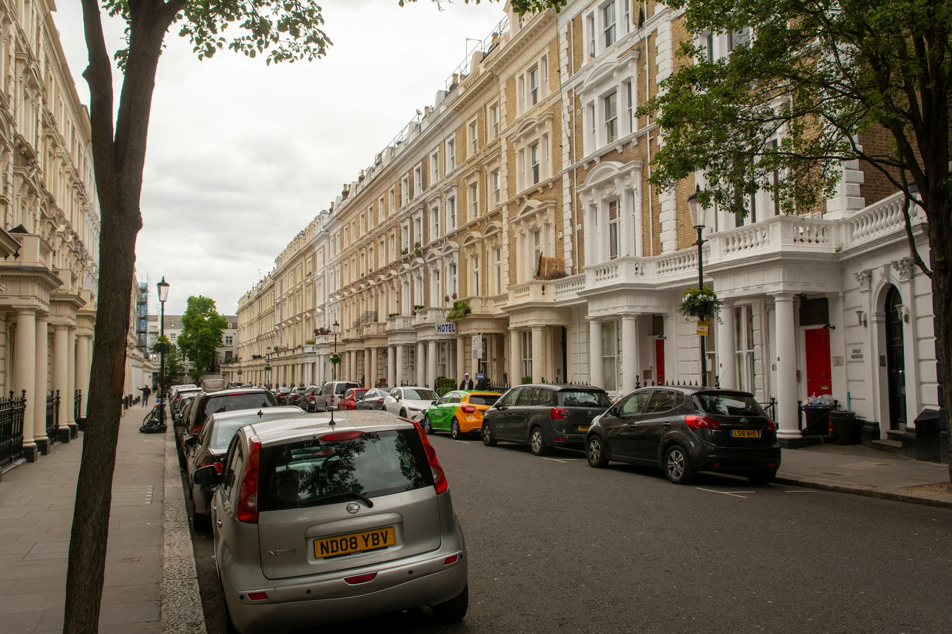 London residential street energy bills